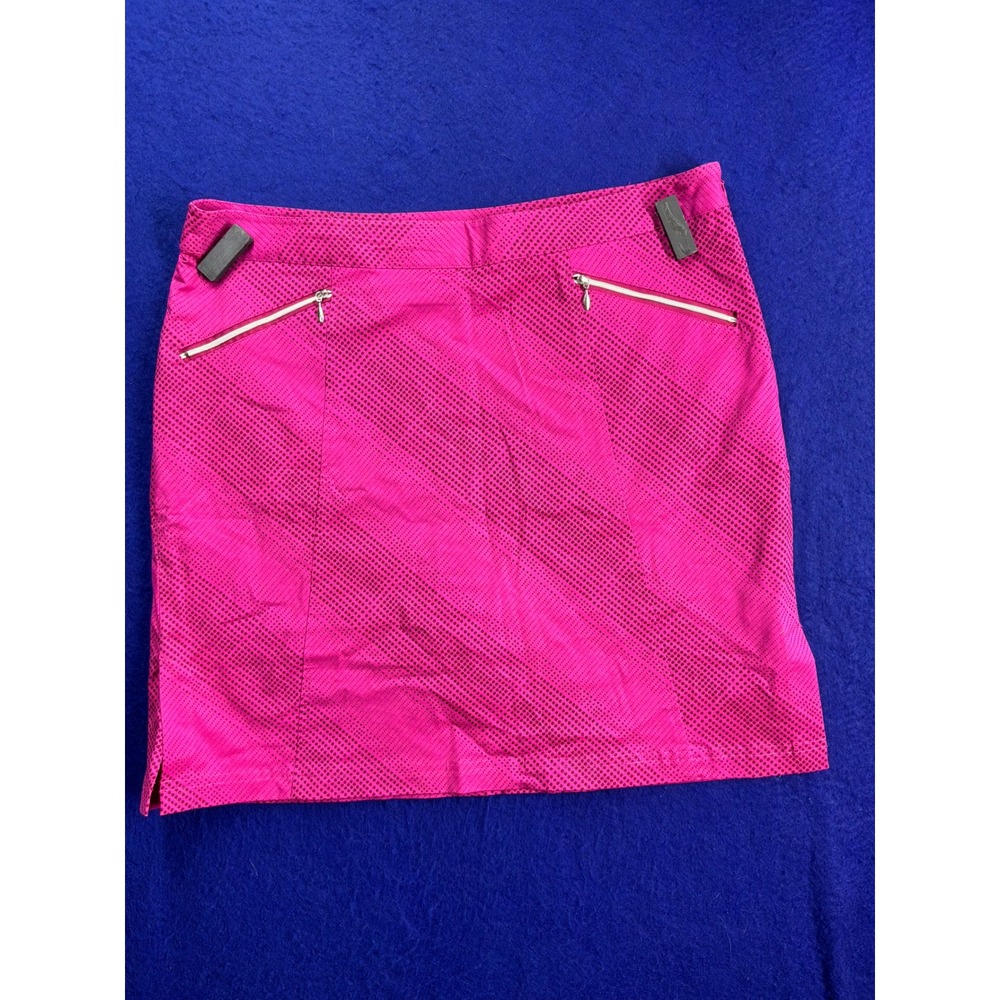 Golfcore Womens Callaway Dotted Athletic Golf Skort 12 Pink